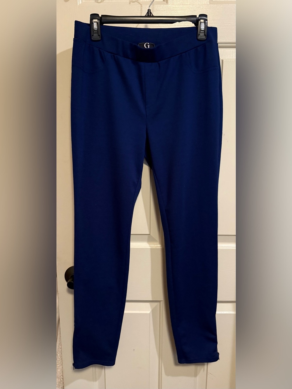 G by Giuliana Solid Navy Pull-On Leggings